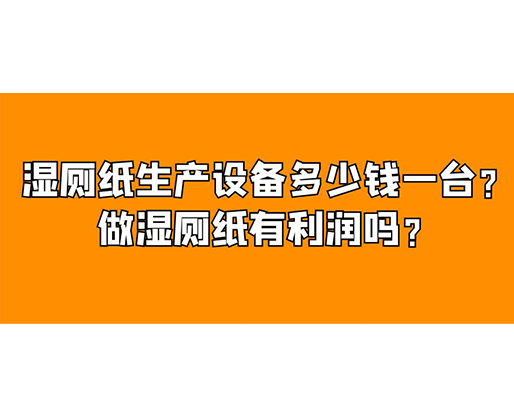湿厕纸生产设备多少钱一台？做湿厕纸有利润吗？