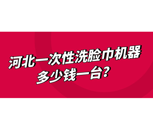 河北一次性洗脸巾机器多少钱一台