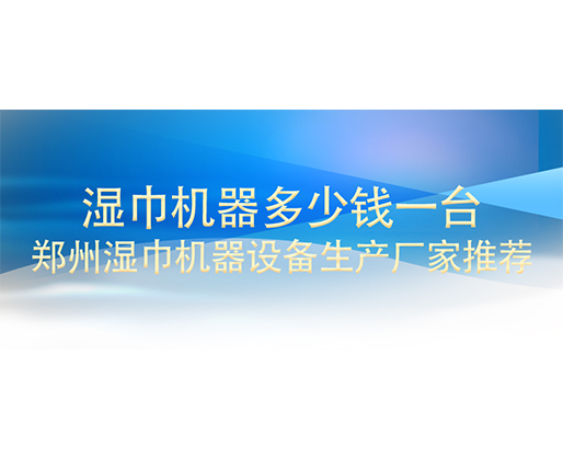 湿巾机器多少钱一台，郑州湿巾机器设备生产厂家推荐