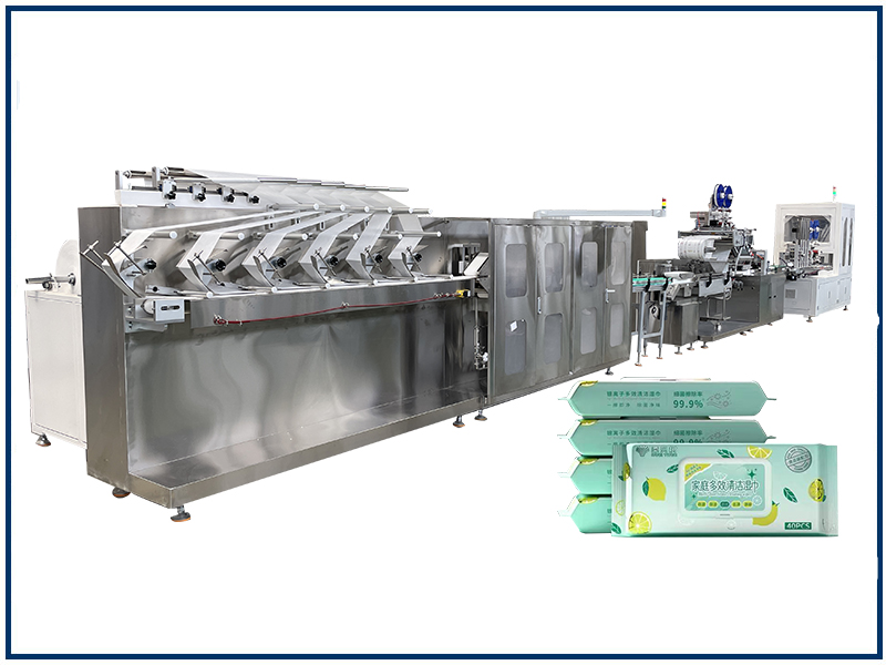 全自动6道湿巾机