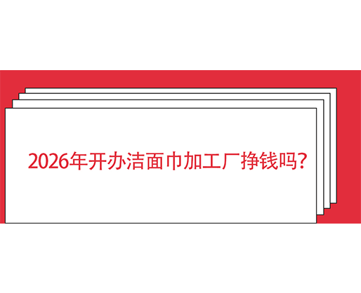 2026年开办洁面巾加工厂挣钱吗？