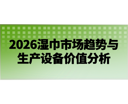 2026湿巾市场趋势与生产设备价值分析