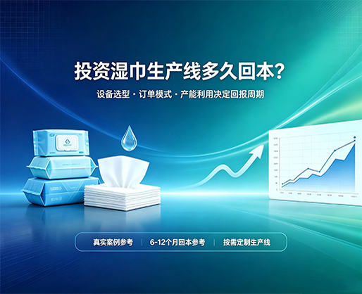 投资一套湿巾生产线多久回本？2026真实回本周期详解