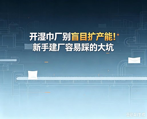 开湿巾厂别盲目扩产能！新手建厂容易踩的大坑